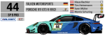 Decal Porsche 911 992 GT3 R  #44 Team Falken Nurburgring 2026  Scale 32